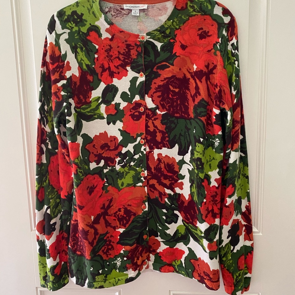 New Markdown Isaac Mizrahi Button Front Top - image 1